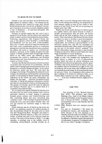 The Radleian Interview 1979