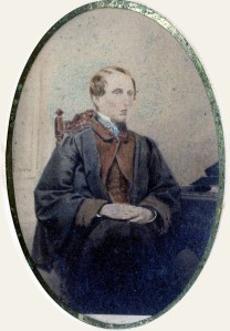 Edward Saxon Richards - Hand Coloured Photograph on Glass