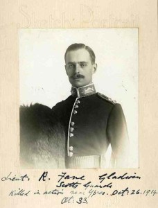 Lt. Ralph Fane-Gladwin, Scots Guards